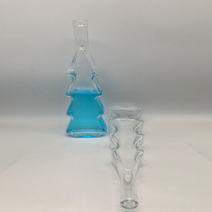 Tùy Chỉnh 750Ml & 500Ml Rõ Ràng Chai Thủy Tinh Trong Giáng Sinh Hình Dạng Cây Dập Nóng Bề Mặt Nút Kính-Kín Whiskey Rượu Vang - Product Image 4
