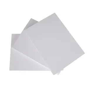 Foglio di plastica impermeabile in PVC bianco/oro/argento/trasparente a getto d'inchiostro foglio in PVC stampabile per la stampa di carte