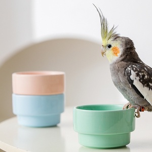 Nouvelle arrivée pièces de décoration de la maison en céramique mangeoire à oiseaux en céramique abreuvoir pour oiseaux accessoires mangeoire à eau - Product Image 1