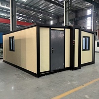 Casa Contenedor Expandible de Dos Pisos, Prefabricada, Modular, Plegable, Villa Portátil, Solución de Vivienda