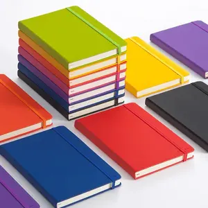 Cuadernos de cubierta suave a prueba de agua, cuaderno de ejercicio personalizado con impresión de agenda, tamaño A5, A6, personalizable, 2023