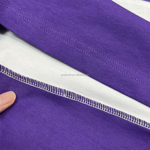 QIANSHI Cotton Heavyweight Streetwear <strong>T</strong>-<strong>shirt</strong> Embroidered Rugby <strong>Striped</strong> Polo <strong>Shirt</strong> Oversized Thermal Long Sleeve <strong>t</strong> <strong>Shirt</strong> <strong>for</strong> <strong>Men</strong> - Product Image 4