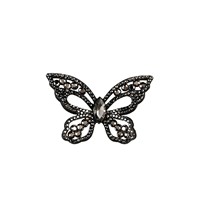 En stock Zhaoshun Nouveaux patchs 3D creux papillon en strass à coudre, ornements DIY pour pinces à cheveux, chaussures, sacs, décoration, vente en gros