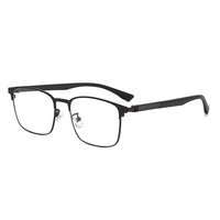 Monture de lunettes haut de gamme en fibre de carbone optique, semi-cerclée, légère, pour visage en forme de losange, lunettes de lecture unisexe