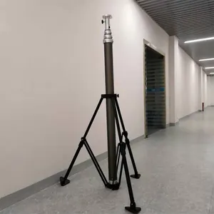 Factory Direct 5,7 m Pneumatischer Teleskop mast mit verlängerter Höhe und Stativ