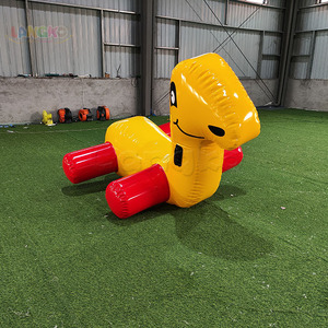 Offre Spéciale : Aire de Jeu Gonflable Extérieure Amusante pour Enfants, Jeu de Cheval Gonflable à Chevaucher, Jeu de Saut d'Étrier - Product Image 1