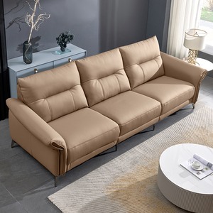 Canapé électrique inclinable moderne 3 places en cuir, extensible, pour salon ou hôtel - Product Image 2
