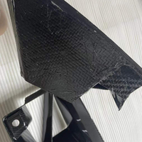 Conduit d'air avant en fibre de carbone sèche style MP pour BMW G87 M2, grille de ventilation inférieure en carbone brillant ou mat, kit carrosserie