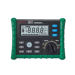 Circuit Breaker <strong>RCD</strong> Loop <strong>Tester</strong> Meter Trip-out Time &amp; Current V Freq USB MS5910 - Product Image 1