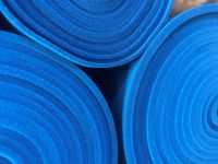 Feuilles d'éponge en silicone bleu résistantes aux hautes températures, densité personnalisée 100 kg, 150 kg, pour tables en fer