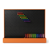 Tableaux sensoriels LED interactifs éducatifs DIY pour enfants avec chevilles