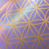 Bol chantant en quartz cristallin Alchemy 432Hz, 5-9 pouces, motif Fleur de Vie, logo personnalisé, vente en gros usine, fournitures pour studio de yoga et bain sonore