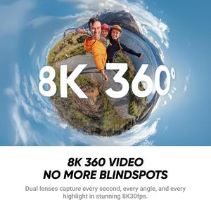 Cámara Deportiva Insta 360 X4 Air Ligera con Lentes Intercambiables, 8K HD CMOS, Resistente al Viento y a las Sacudidas, Ideal para Vlogs - Product Image 3