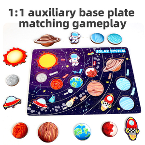 Jouet d'aventure spatiale, cadeau d'anniversaire pour garçons et filles, puzzles du système solaire, jouets planètes spatiales, grand puzzle - Product Image 6