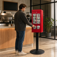Nouveau Distributeur Automatique de Cartes Intelligent à Deux Emplacements 2026 pour Cartes à Collectionner et Boosters – Kiosque de Vente Libre-Service en Acier Galvanisé