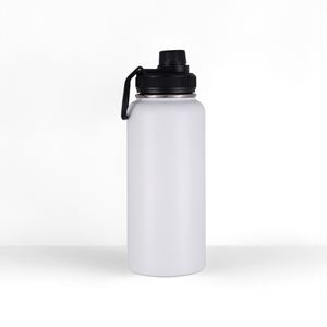 Bouteille d'eau isotherme en acier inoxydable à double paroi, personnalisée, sans BPA, avec paille, à large ouverture, anti-fuite, pour le sport et l'extérieur - Product Image 3