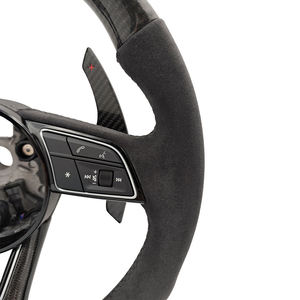 Volante Personalizado de Fibra de Carbono y Alcántara Modelo M para <span class=keywords><strong>Audi</strong></span> A3 8V A4 A5 A6 A7 C6 C7 C8 S3 S4 S5 S6 B7 B8 B9 Q5 Q7 - Product Image 5