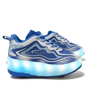 Kids Light Up Roller Skates Sneaker Flashing Wheels Zapatos <span class=keywords><strong>para</strong></span> caminar <span class=keywords><strong>para</strong></span> niños <span class=keywords><strong>niñas</strong></span> - Product Image 3
