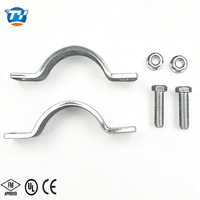 Collier de serrage pour tuyaux en acier au carbone, galvanisé à chaud et électro-galvanisé, normes UL FM CE, 1/2"-8", pour tuyaux non isolés chauds/froids, système d'incendie MEP