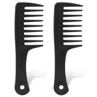Mini peignes à cheveux, petit peigne à dents larges, peigne démêlant portable de voyage, peigne antistatique pour boucles, peigne de douche, brosse à cheveux sans nœuds