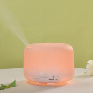 Humidificateur d'aromathérapie MUJI 500ML, diffuseur LED à lumière chaude, utilisation domestique, type brume d'huile essentielle, 11-20 m² - Product Image 3