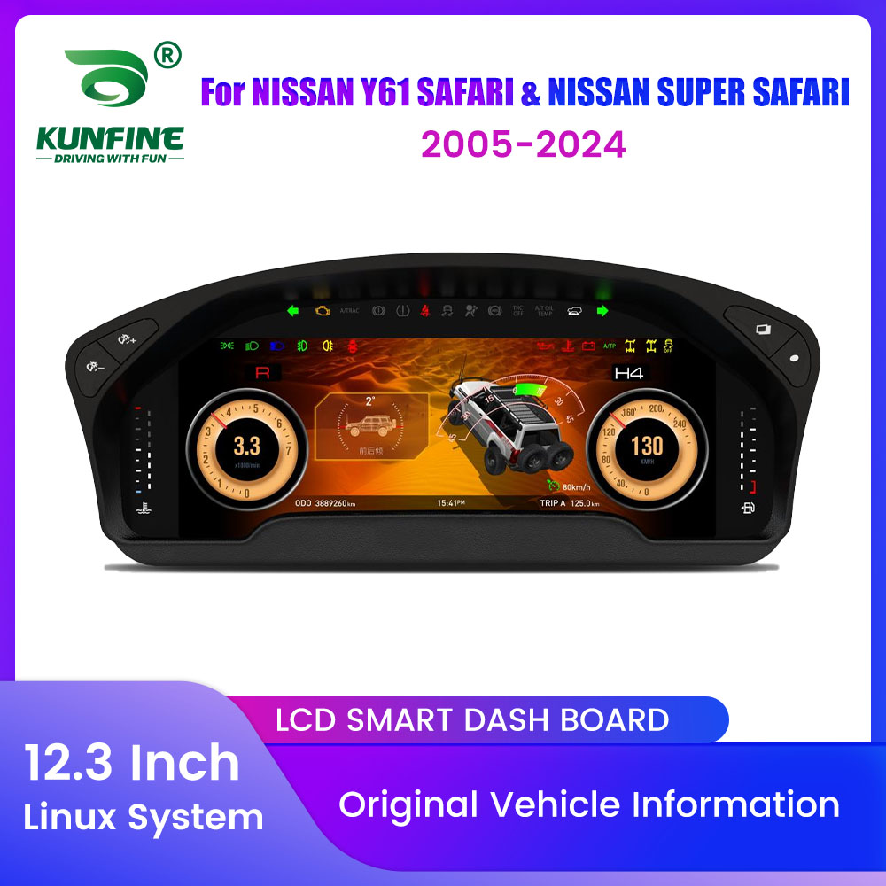 NISSAN Y61 SAFARI LCD Digital Dashboard Cluster 2005-2024