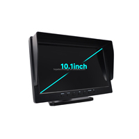 Camion de haute qualité 10.1 pouces 1024 x 600IPS VGA numérique couleur TFT LCD caméra moniteur 24 volts moniteur