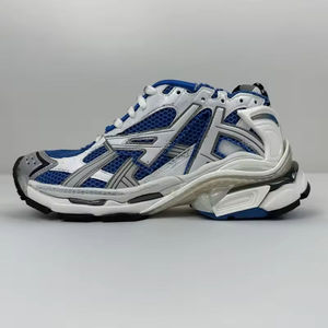 Zapatillas Deportivas de Lujo para Hombre, Modelo Runner <span class=keywords><strong>7</strong></span> <span class=keywords><strong>7</strong></span>.5 Track 3.0, Diseño <span class=keywords><strong>Retro</strong></span> Casual para Correr y Caminar, con Caja - Product Image 4