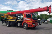 Grue mobile efficace 18T SPC180T Bras télescopique de 31,2 m pour la logistique et la manutention