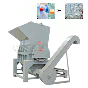 Automatic recycling scrap plastic crusher making machine waste bottle mill PP PE PVC HDPE LLDPE lump pipe shredder equipment