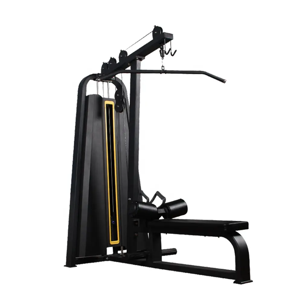 Hoge Pully Zittende Rij Gymnastiekmachine Pulldown Fitnessapparatuur