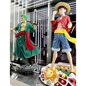 Figura de Anime Japonés de One Piece en Oferta, Figura de One Piece de Fibra de Vidrio, Estatua de Zoro de <span class=keywords><strong>Tamaño</strong></span> <span class=keywords><strong>Real</strong></span>, Escultura de Roronoa Zoro - Product Image 3