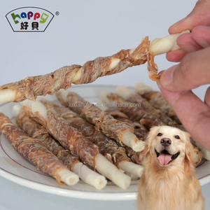 Snacks para Perros, Palitos para Masticar, Resistentes a las Mordidas, Limpieza Dental, Hueso, Sin Aditivos, Rollos de Piel de Vaca Envueltos en Piel de Pato, Golosinas Secas para Perros, 100g/bolsa - Product Image 3