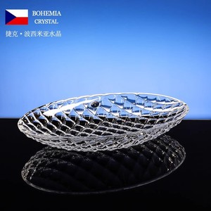 S Bohemia Crystal Fruit Bowl Handmade Oval Gift For Wedding And Chinese New Year Decorative Ornament From Czech Republic - Product Image 5