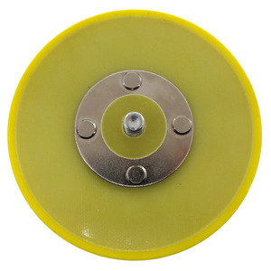 100mm 10mm Orta Sertlikte Paslanmaz Çelik Yuvarlak DA Zımpara Pedi Cırtlı OEM Elektrikli El Aletleri Aksesuarları - Product Image 3