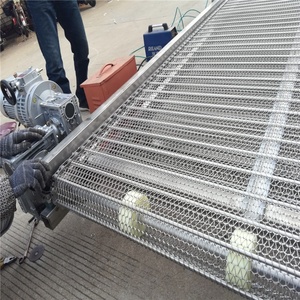 Özelleştirilmiş otomatik üretim hattı sprey soğutma fanı hava kurutma sterilizasyon hızlı donma tünel örgü kemer zincirli konveyör - Product Image 1