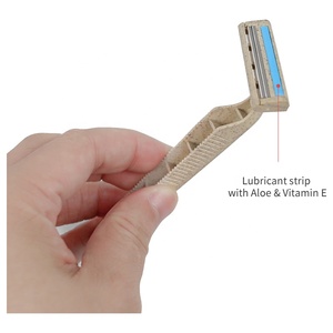 Xr जुड़वां ब्लेड पुरुषों के डिस्पोजेबल रेजर स्टेनलेस स्टील ब्लेड के लिए एर्गोनोमिक हैंडल - Product Image 2