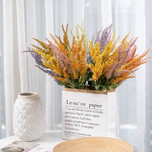 Fleur artificielle CallaFloral, branche unique en plastique, rose, violet, orange, décoration intérieure - Product Image 1