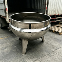 Industriële stoomgejackete kookketel voor chili saus, fruitpuree en pekelbereiding