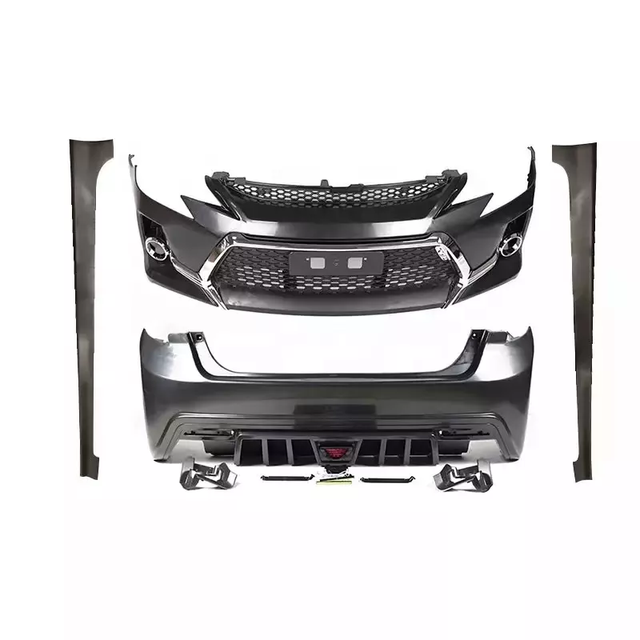 Wholesale High Quality Car Bumper Body Kit for Toyota Reiz Mark X 2010-2018 Upgraded GS Style Front and Rear Bumper Side Skirts