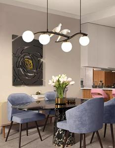 Lámpara <span class=keywords><strong>de</strong></span> Araña <span class=keywords><strong>de</strong></span> Cristal Negra y Dorada con Rosas <span class=keywords><strong>para</strong></span> Decoración <span class=keywords><strong>de</strong></span> Bodas en Comedores <span class=keywords><strong>de</strong></span> Hoteles Americanos con Estilo Personalizado - Product Image 3
