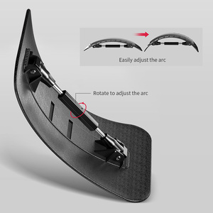 مدلك نقالة ظهر متعدد المستويات قابل للتعديل استرخاء العمود الفقري بتقويم العمود الفقري مجموعة واحدة للعلاج الطبيعي أسود أرجواني - Product Image 5