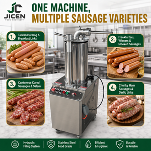 <span class=keywords><strong>SF350</strong></span> Edelstahl 600kg/h Hydraulische Wurstfüllmaschine 260 Salami-Füller 150 Füll- und Herstellungsgerät Preis - Product Image 5