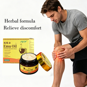 Pommade à l'huile d'ému naturelle à base de plantes, chaleur longue durée, soulagement des douleurs musculaires, crème pour les personnes âgées, les employés de bureau, les sportifs, soin du corps - Product Image 1
