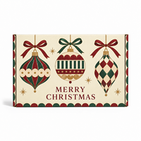 Boîtes d'expédition personnalisées pour cadeaux de Noël avec impression festive pour l'emballage de vente au détail et de commerce électronique