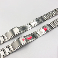 Bracelet de montre vintage à rivets, en acier inoxydable, pour R0IIex Day Just 16234 & 0yster Perpetual, 19 mm 20 mm
