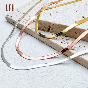 Produttore 18k gioielli in oro a spina di pesce catena catena di serpente giallo rosa oro vero gioielli 18k con certificato - Product Image 3