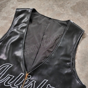 <span class=keywords><strong>Gilet</strong></span> da Moto in <span class=keywords><strong>Pelle</strong></span> Personalizzato YSJY OEM, Stile Americano, con Badge Ricamato, <span class=keywords><strong>Gilet</strong></span> da <span class=keywords><strong>Uomo</strong></span> - Product Image 2