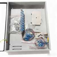 Caja de Conexión para Cable de Fibra Óptica SC de 12 Núcleos, Lámina Galvanizada, Montaje en Pared Interior/Exterior, Marca DIMAN