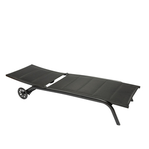 Chaise longue pliante en métal <span class=keywords><strong>pas</strong></span> chère avec roulettes pour piscine, plage ou <span class=keywords><strong>salon</strong></span>, chaise longue pour hôtel - Product Image 6